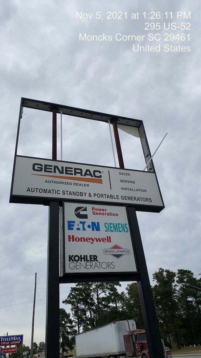 Commercial Sign Conveys with Sale