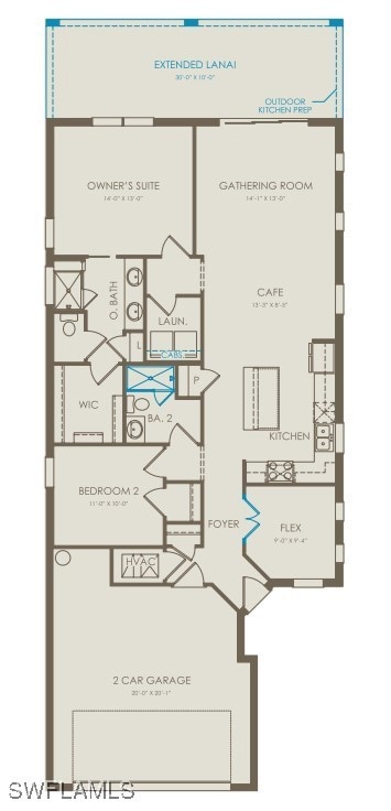 Floorplan with structurals