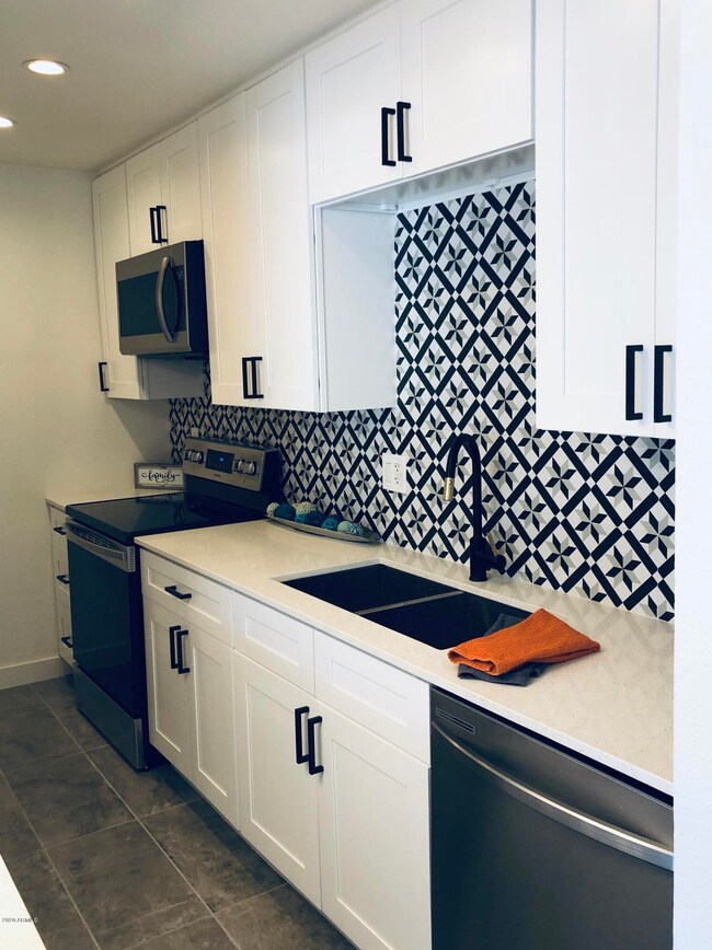 Remodeled kitchen