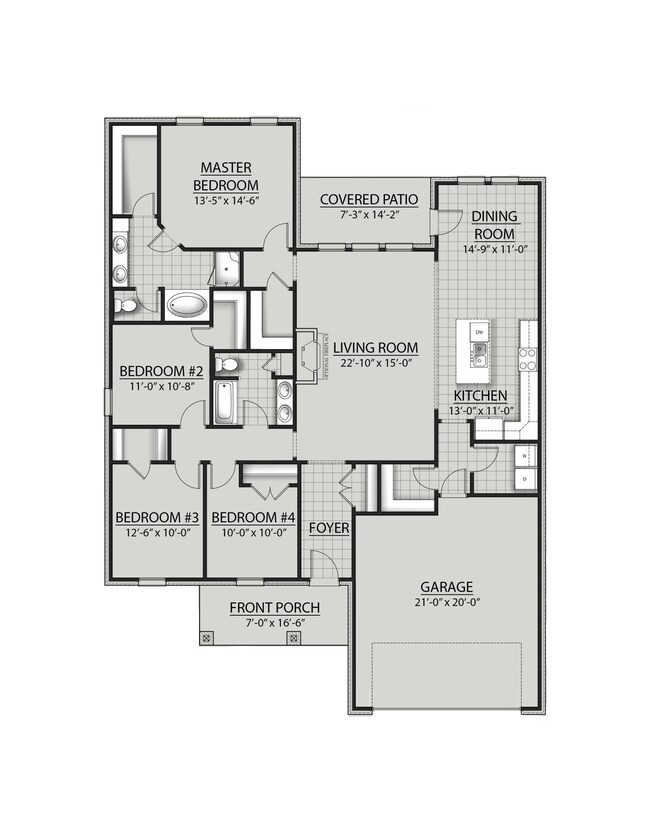 Rodessa BH Floor Plan