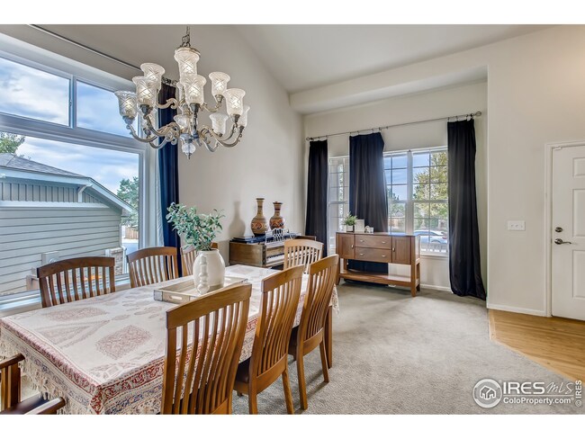 Formal dining area and sitting room