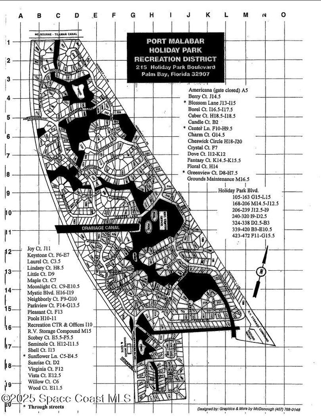 Holiday Park Map