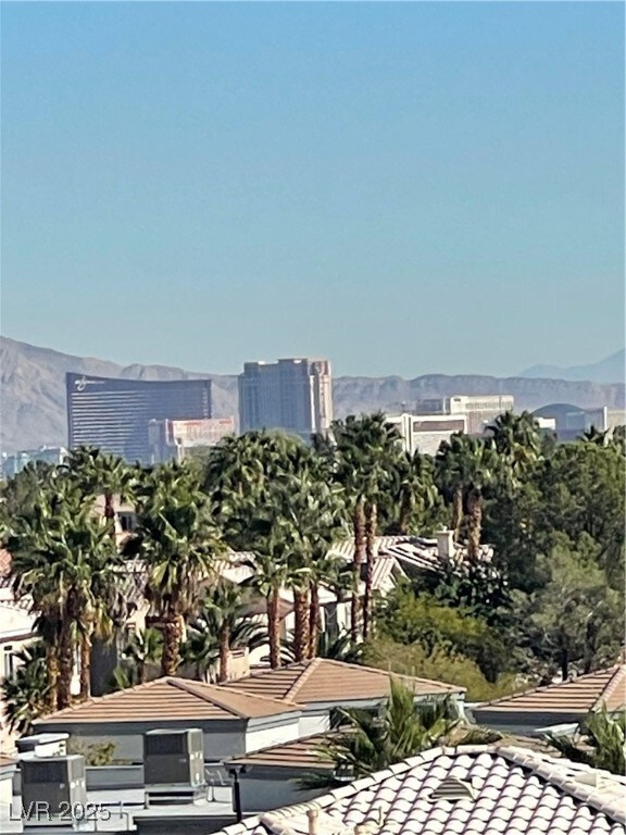 Strip views from 4th floor residence roof top