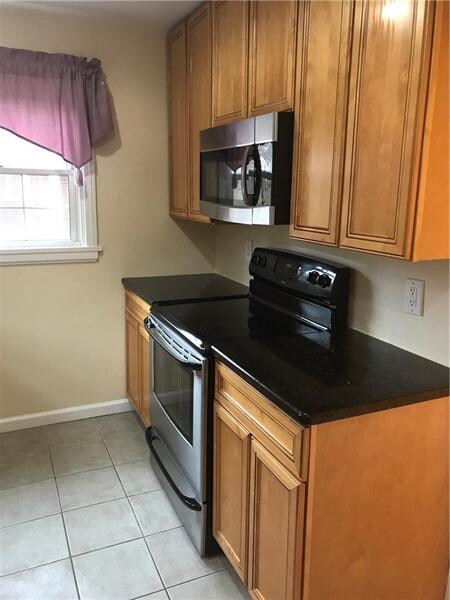 Updated kitchen with granite and SS appliances