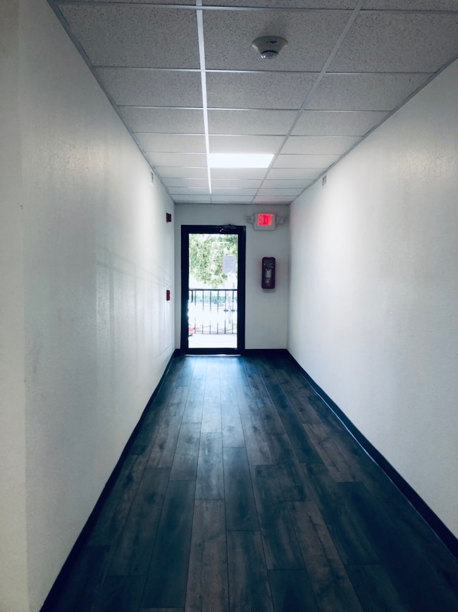 As you exit the elevator, this is the access door,