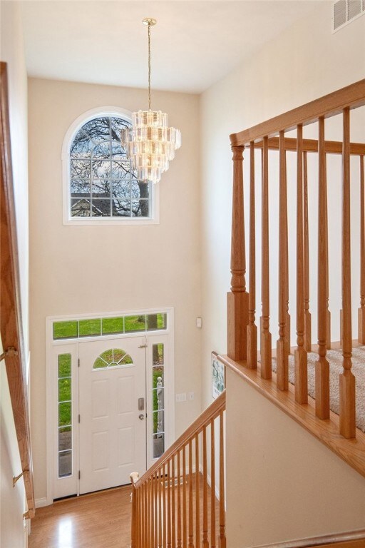 two story foyer