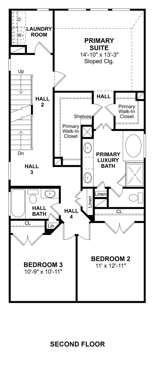 The Frances floor plan by K. Hovnanian Homes. 2nd