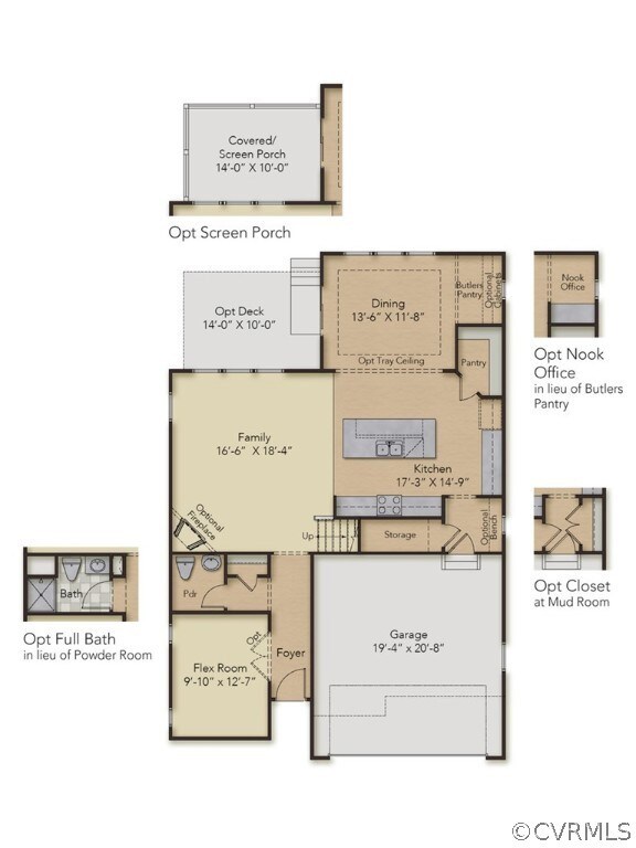 FIRST FLOOR - This home includes the full bath in