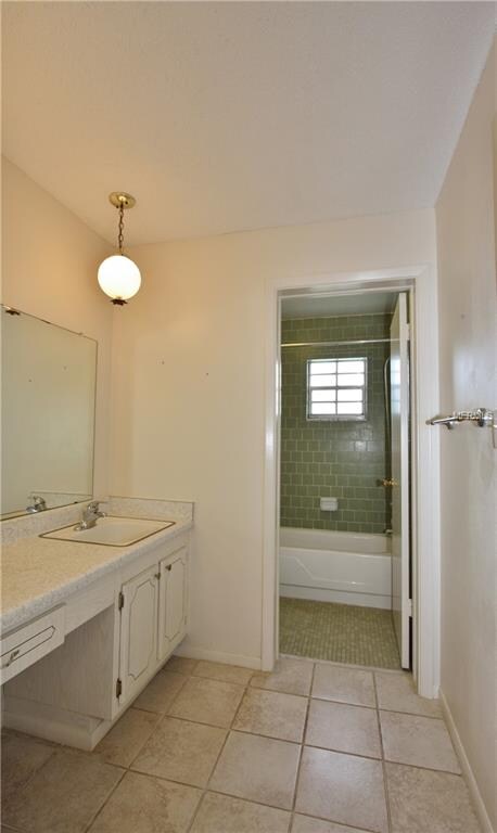 Master bath with separate vanity area.  The toilet
