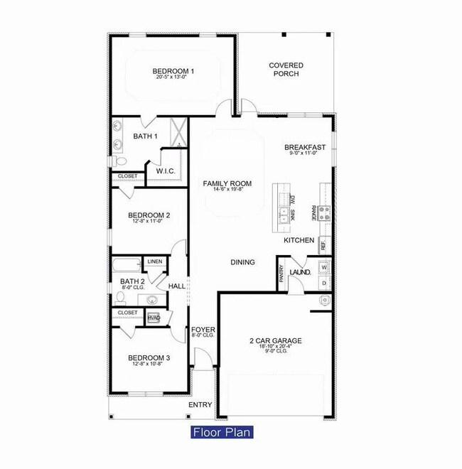 1711 Floor Plan MLS - Lot 27-1