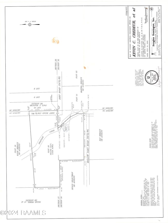 Plat 8.404 Acres
