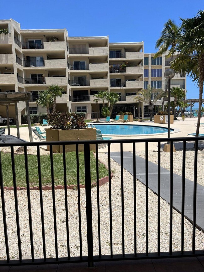 View from Front Door toward Pool