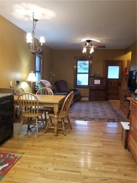 Kitchen into the Living Room