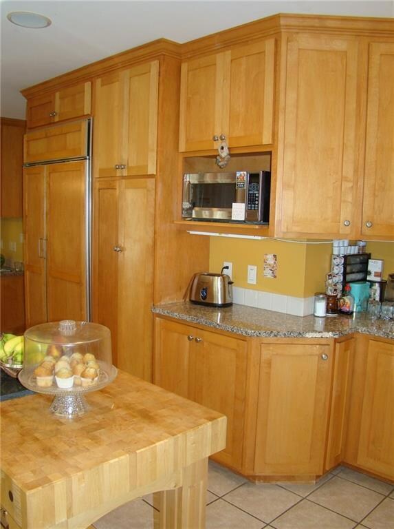Custom doors on refrigerator match...