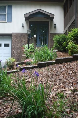 Attractive Front Entry, Lots of flowers and mature