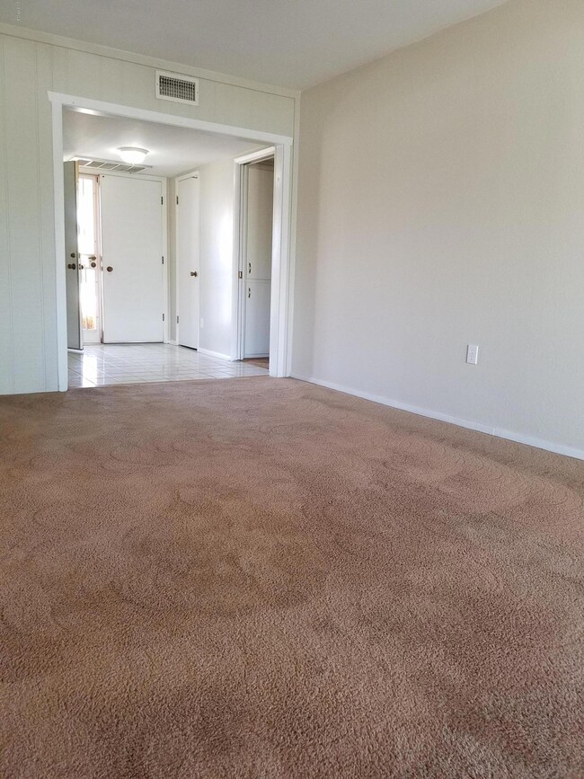 Living area to front door