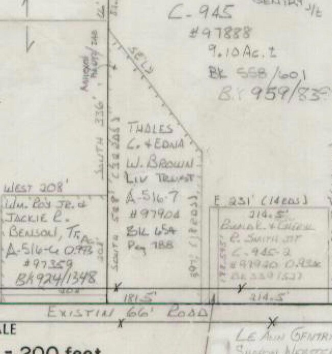 Plat Map of Duke Property