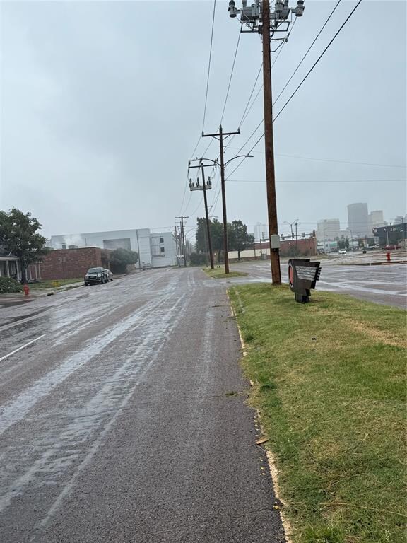 view looking east from property