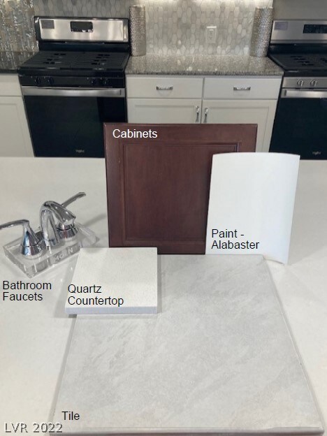 Selected finishes.