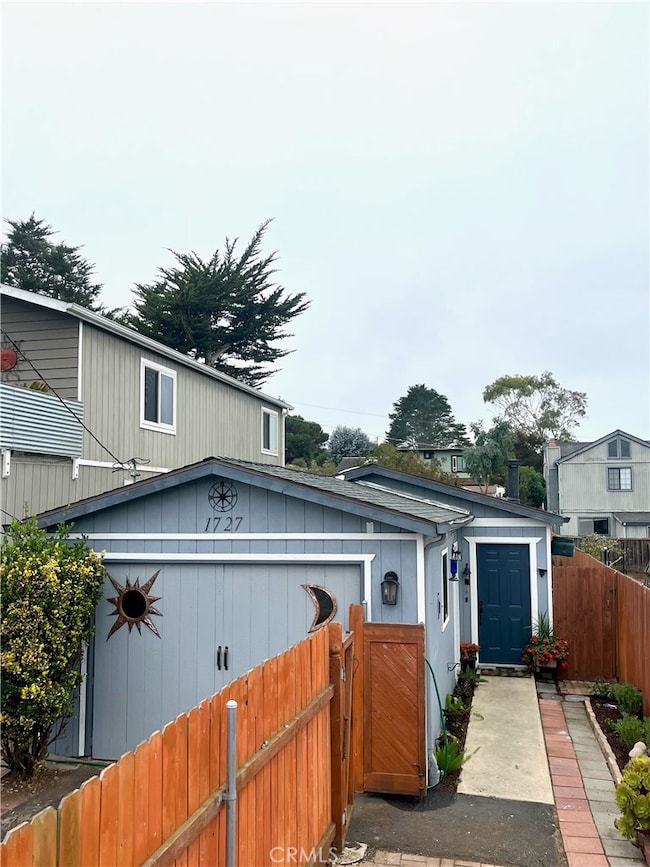 Front entrance and garage door