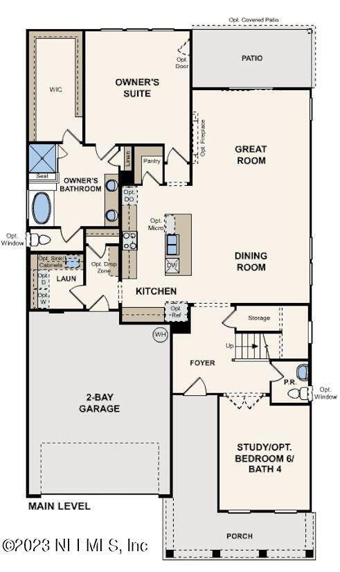 Silver Maple 1st Level Floorplan