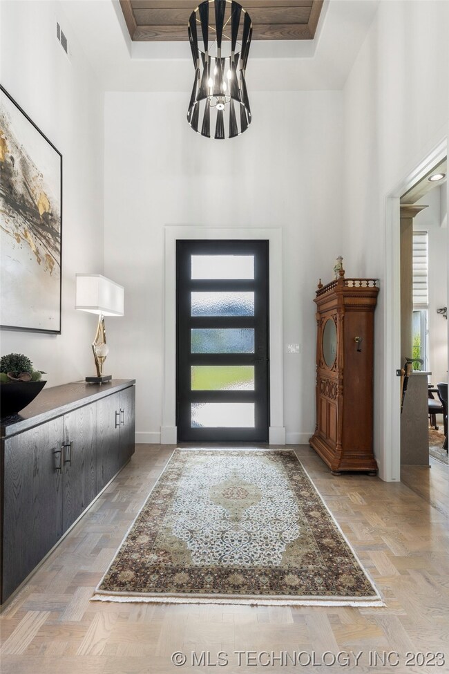 Foyer with Valuted Ceiling