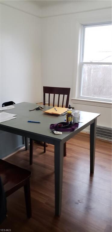 Really Nice size dining area with new hardwood flo