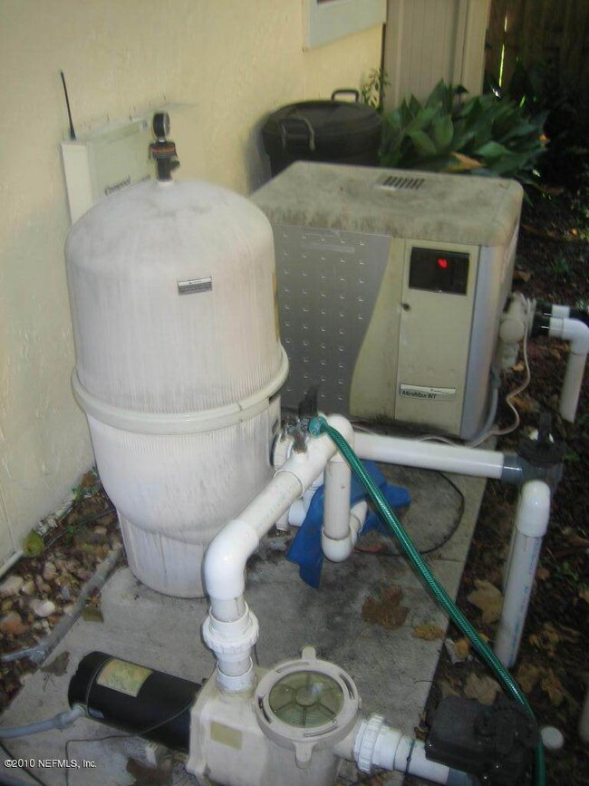Pool heater and pump