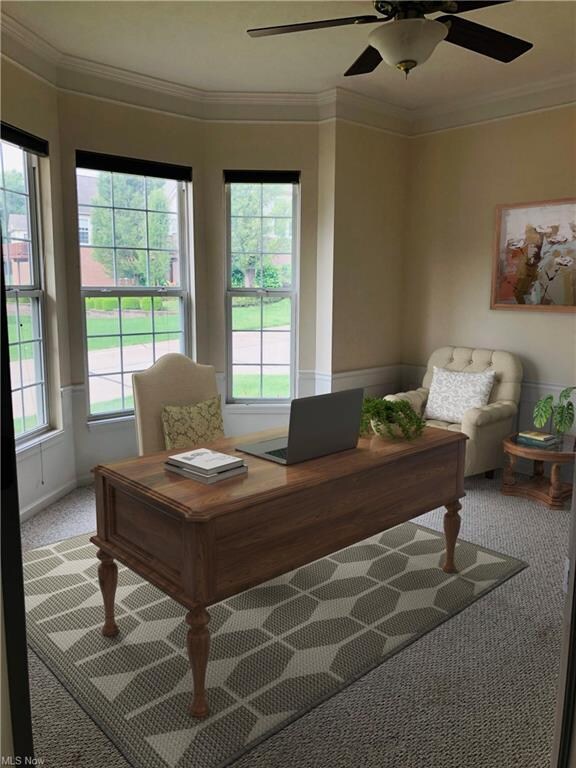 Office which can also be a third bedroom