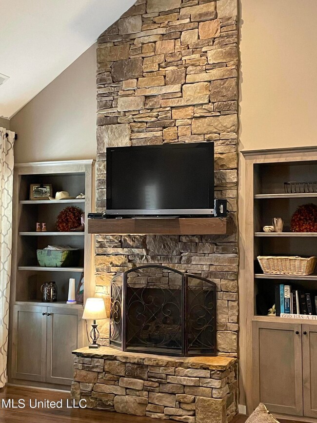 Fireplace with Built in Book cases