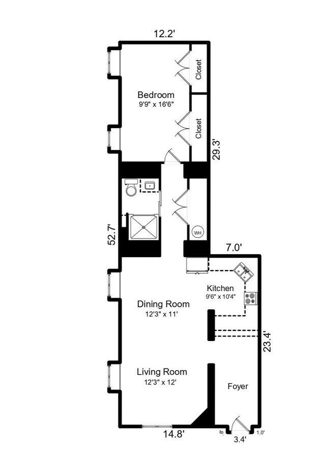 229 N Poplar St unit 1, Charlotte, NC 28202 - photo 3