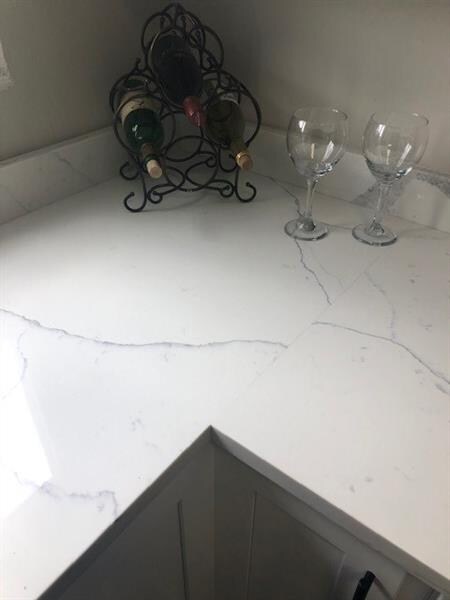 Calcutta Quartz Countertop