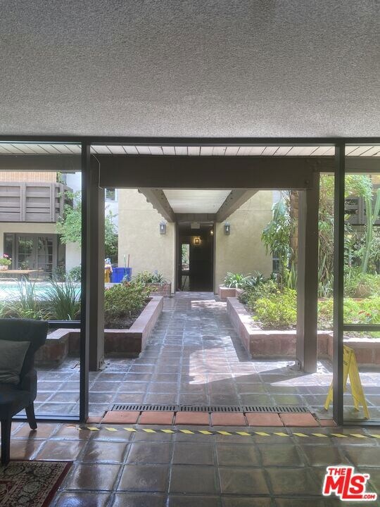 Entry to courtyard