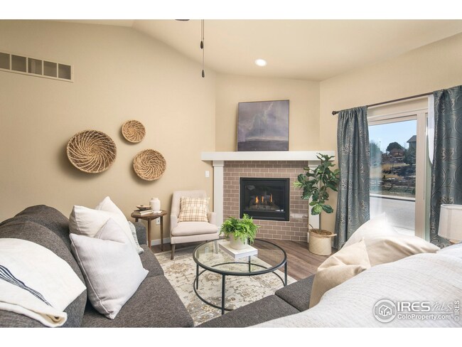 Gas Fireplace in Living Room