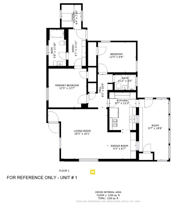 Unit # 1 - Floorplan