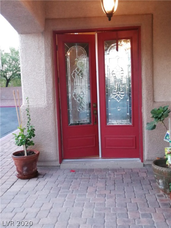 front door and entrance