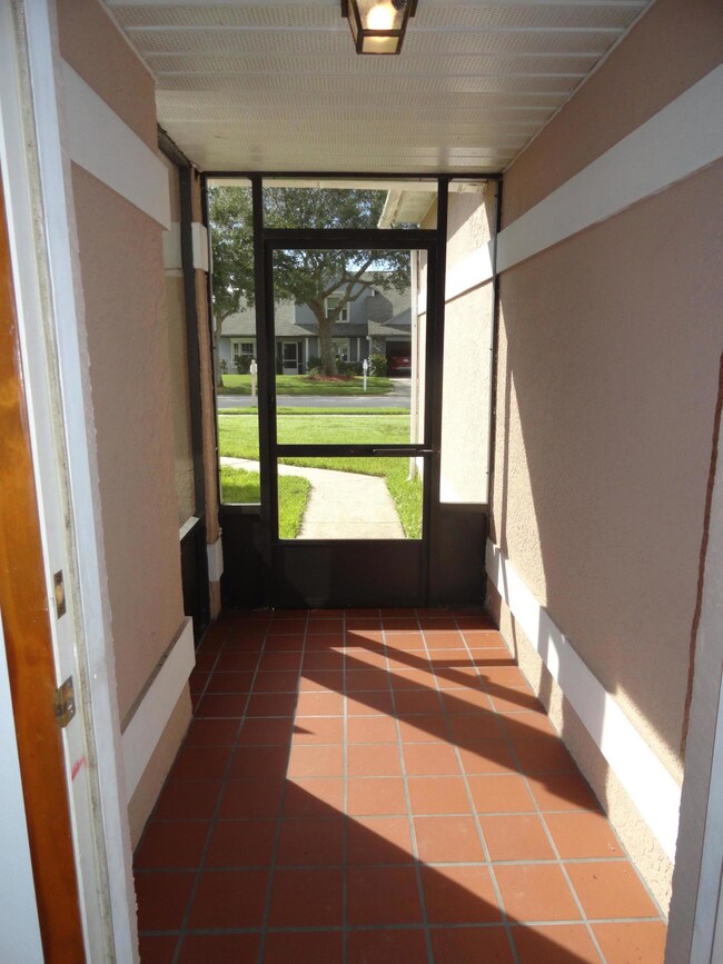 Screened covered Entry
