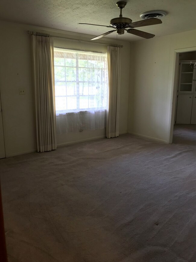 Living room into dining