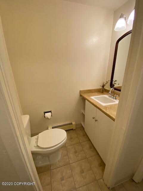 Half bath down