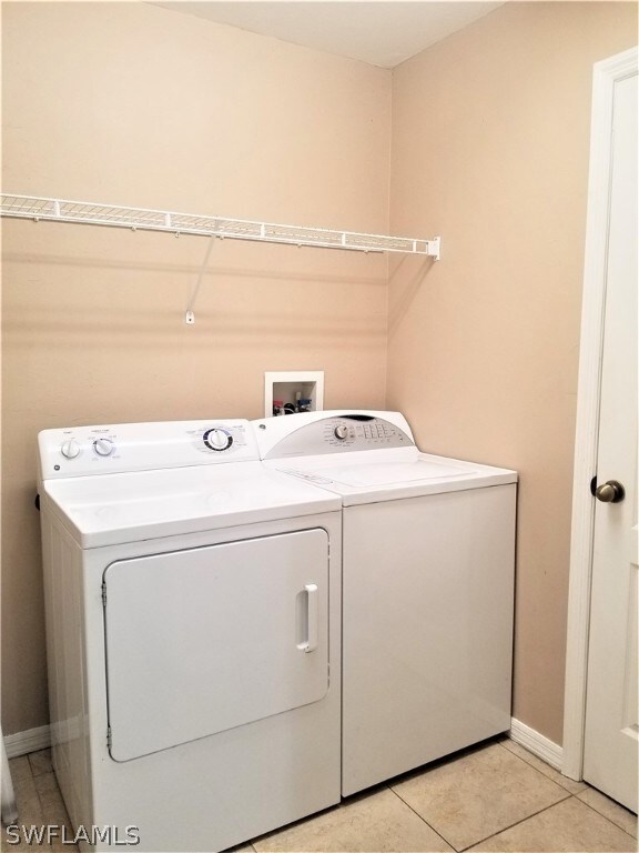 Inside Laundry with Closet. Washer and Dryer Inclu