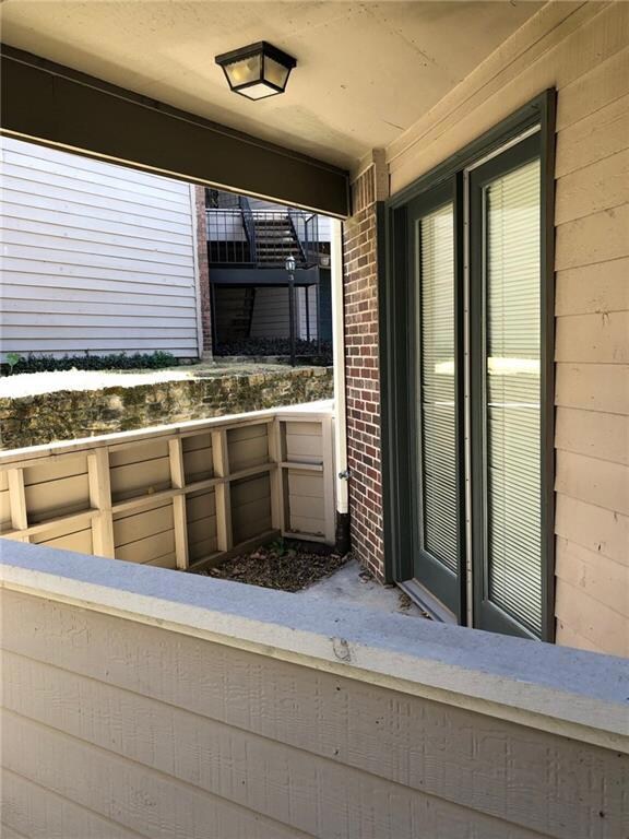 Patio  near front entrance