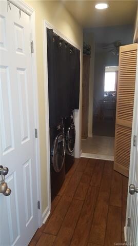 Laundry, pantry and storage closet off of the Kitc