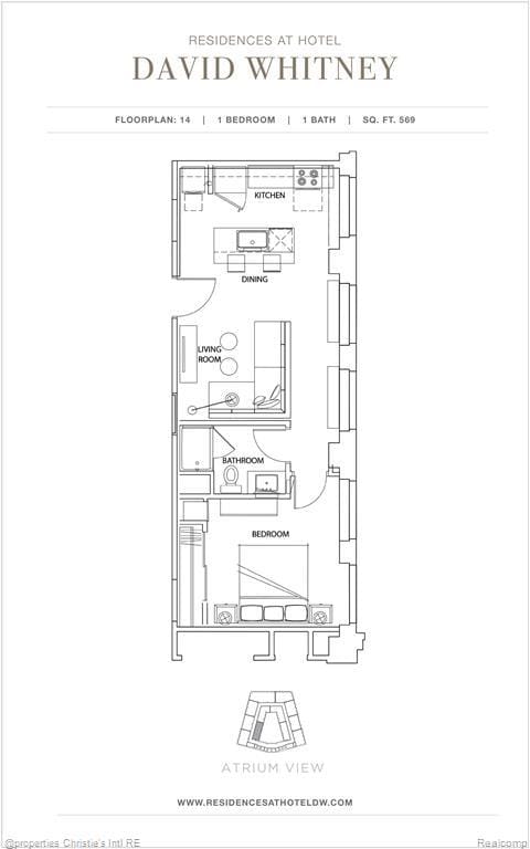 1 Park Ave unit 1214, Detroit, MI 48226 - photo 3