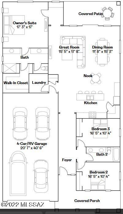 Tortolita A Floorplan