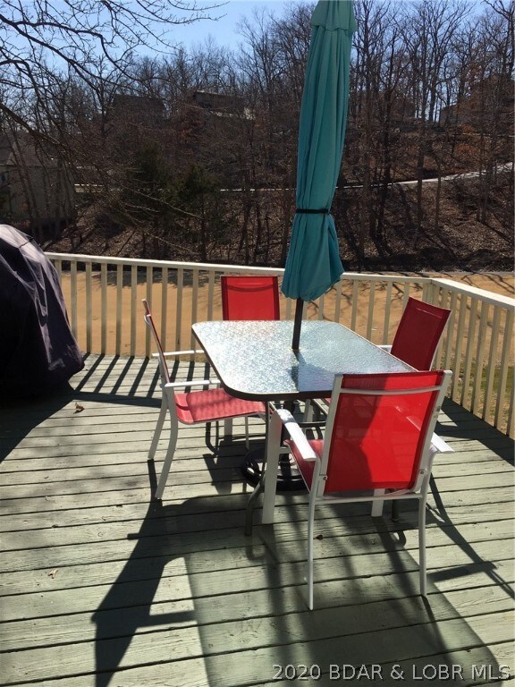 lower deck with golf course view