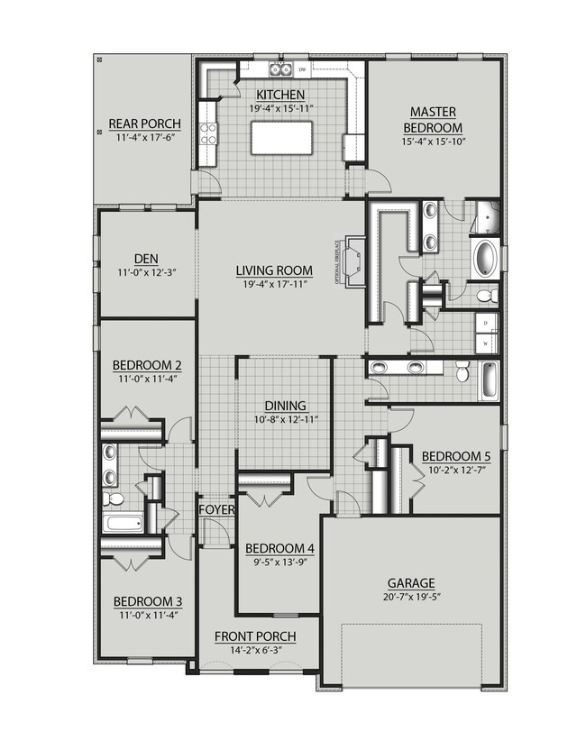 Hickory AG Floor Plan