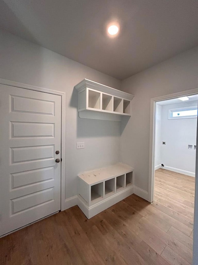 Custom Hall Tree just inside the Garage Door Entry