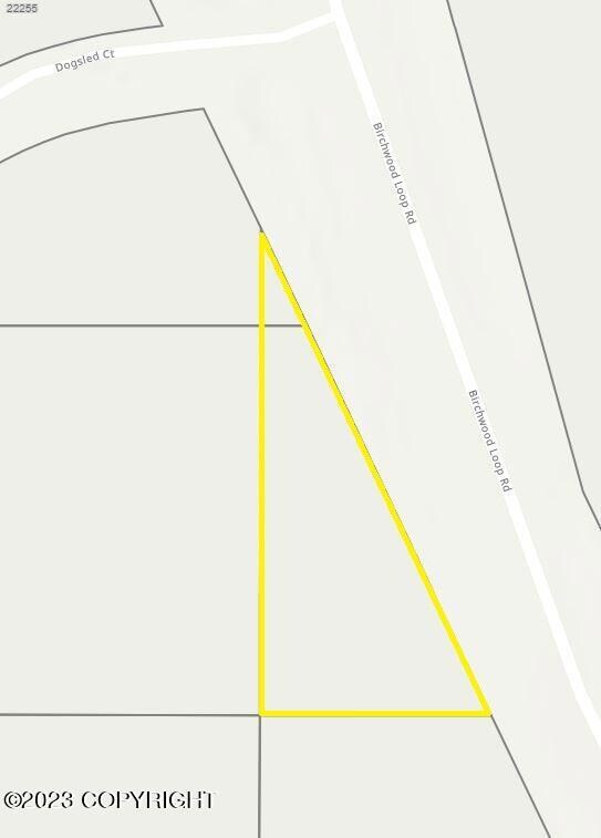 Map of land close up
