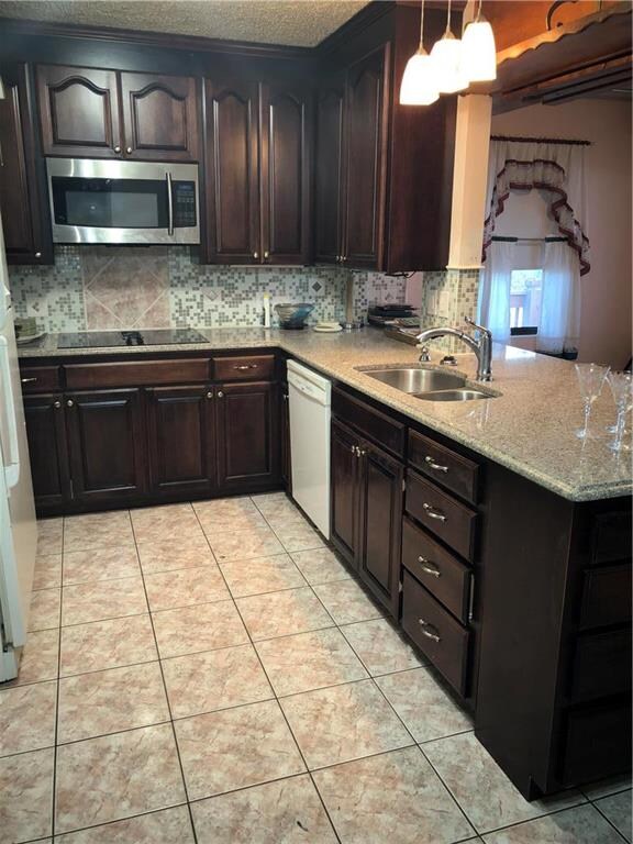 Remodeled kitchen.