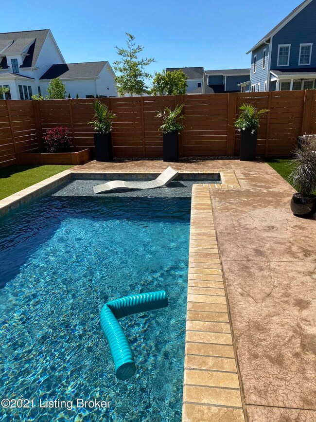 Pool in summer